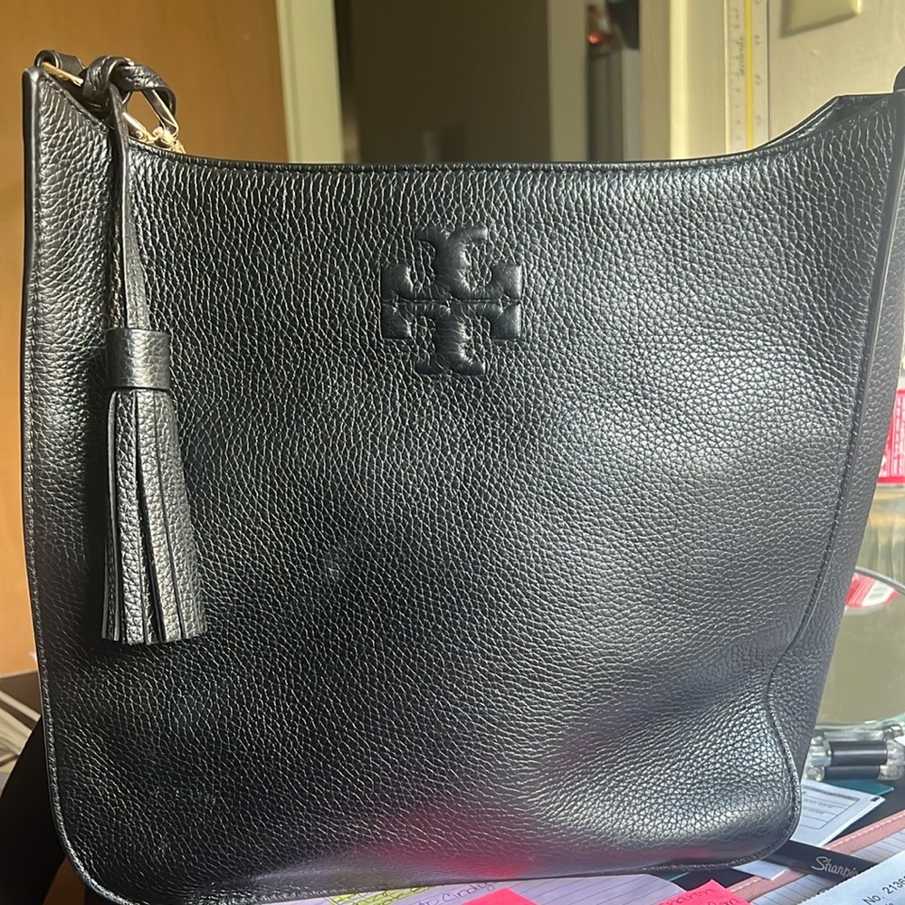 Tory Burch crossbody Black Leather Women Bag